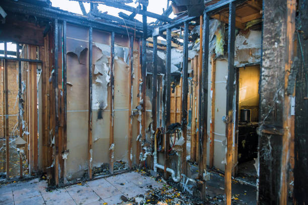 Professional Soot Cleanup technician working in Monkton, MD